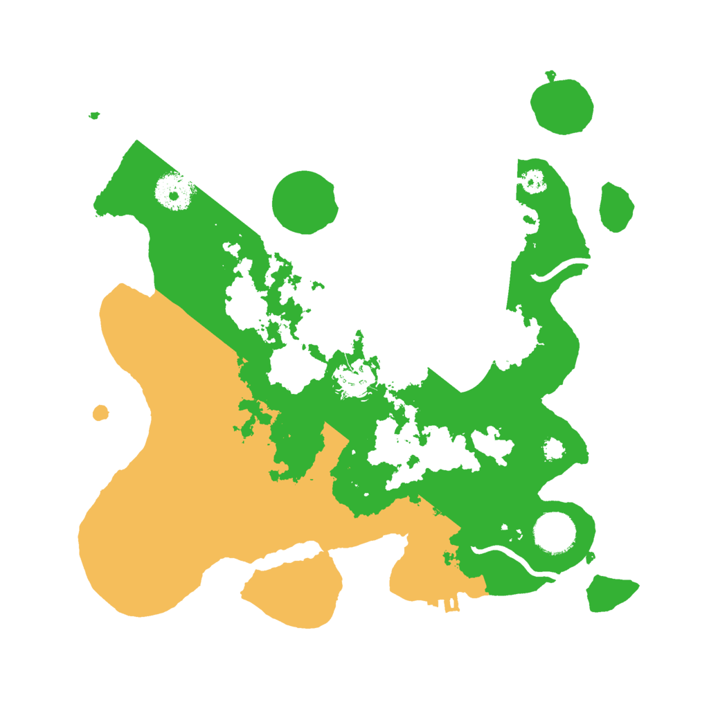Biome Rust Map: Procedural Map, Size: 3000, Seed: 1375462897