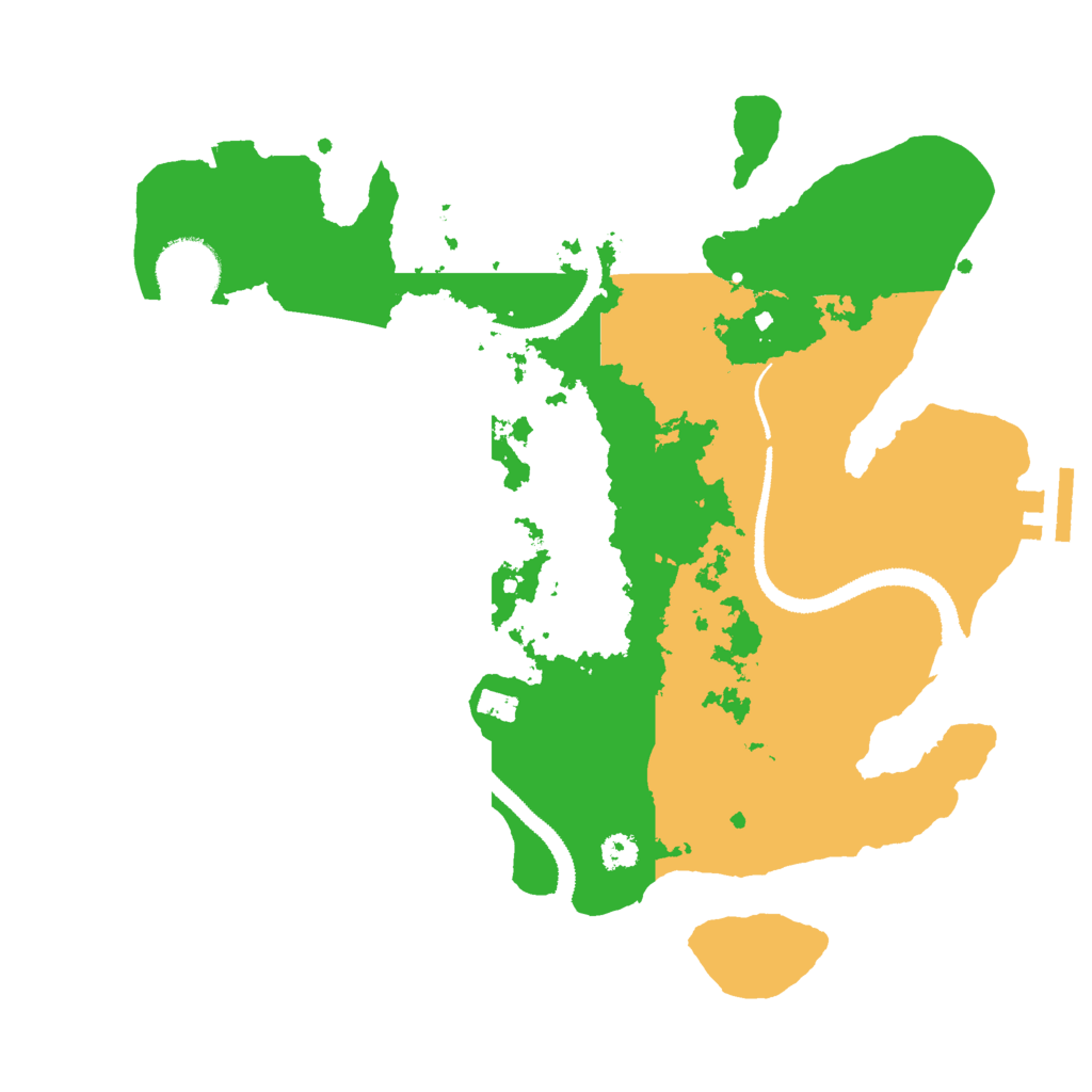 Biome Rust Map: Procedural Map, Size: 3000, Seed: 7895