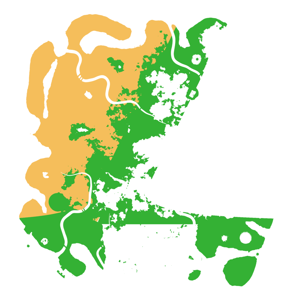 Biome Rust Map: Procedural Map, Size: 4500, Seed: 1363098804
