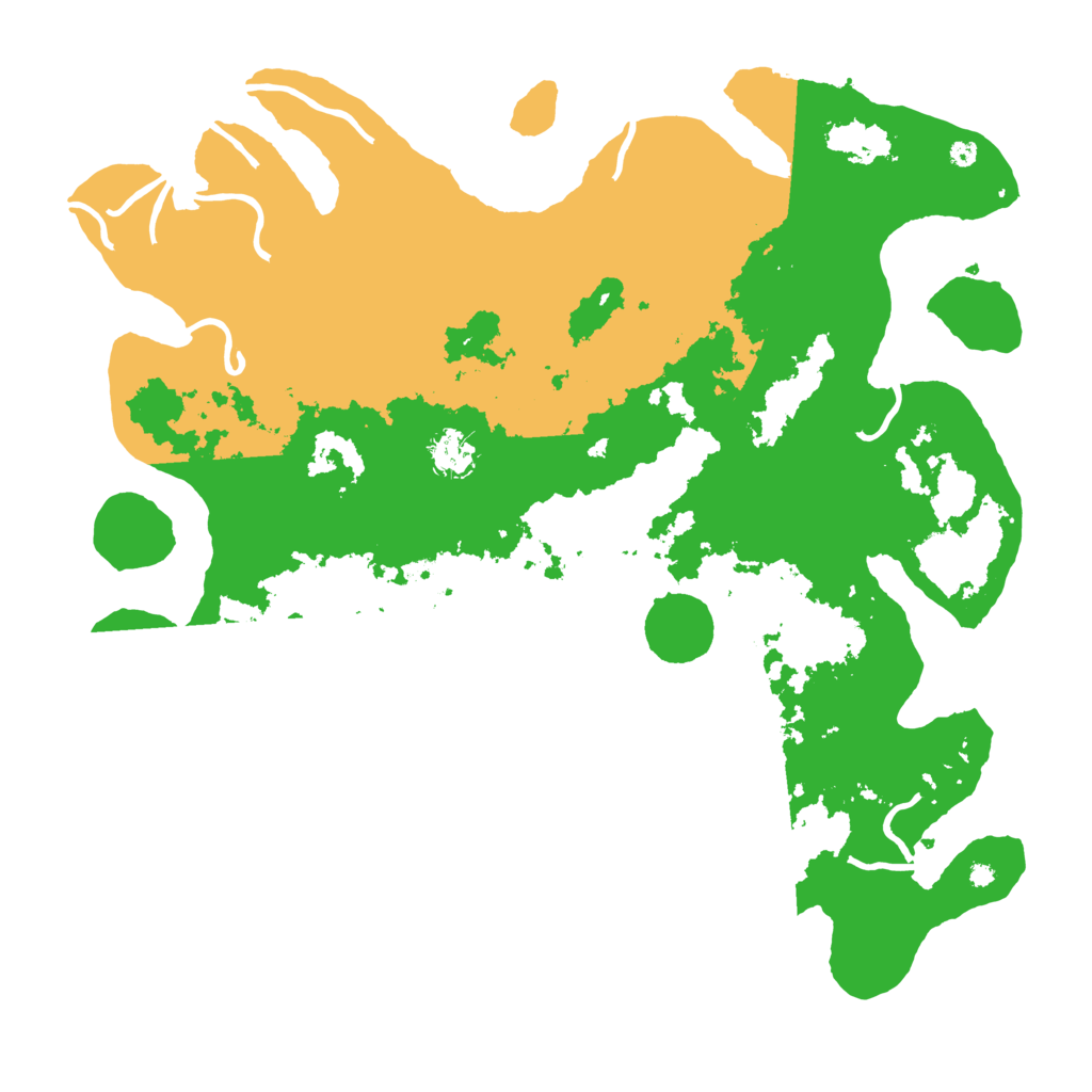 Biome Rust Map: Procedural Map, Size: 4200, Seed: 39888918