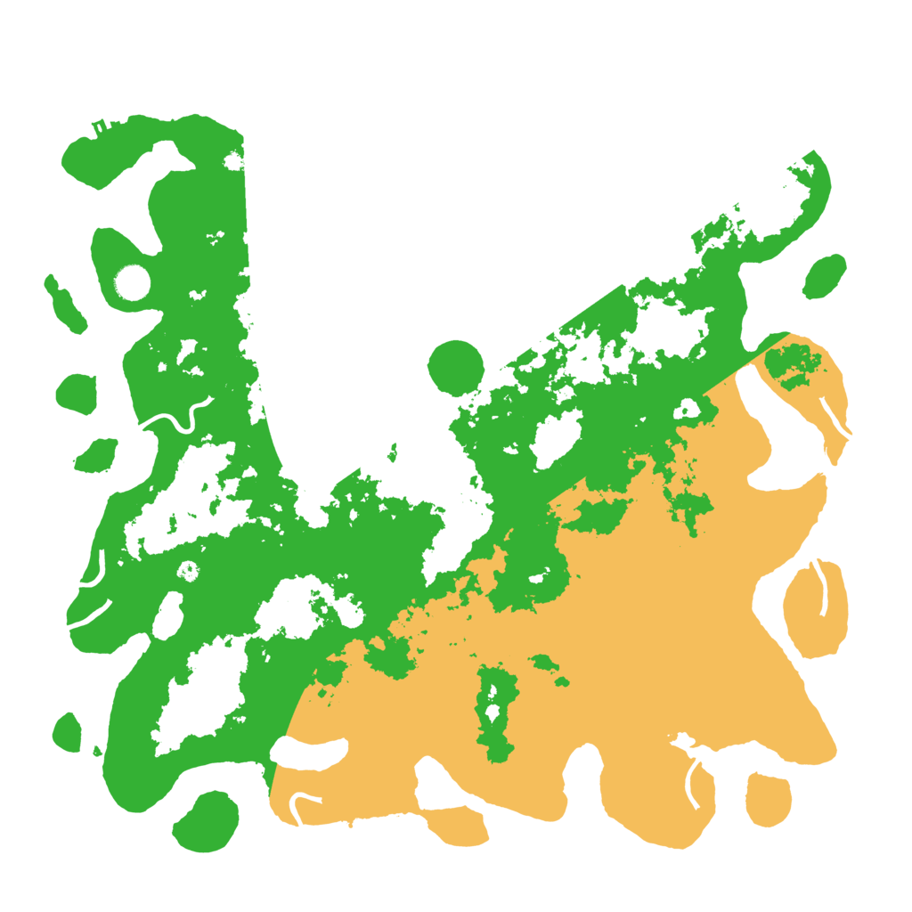 Biome Rust Map: Procedural Map, Size: 4500, Seed: 1611129388