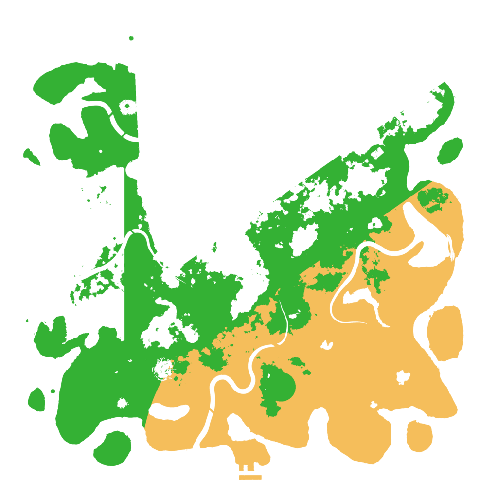 Biome Rust Map: Procedural Map, Size: 4500, Seed: 1611129388