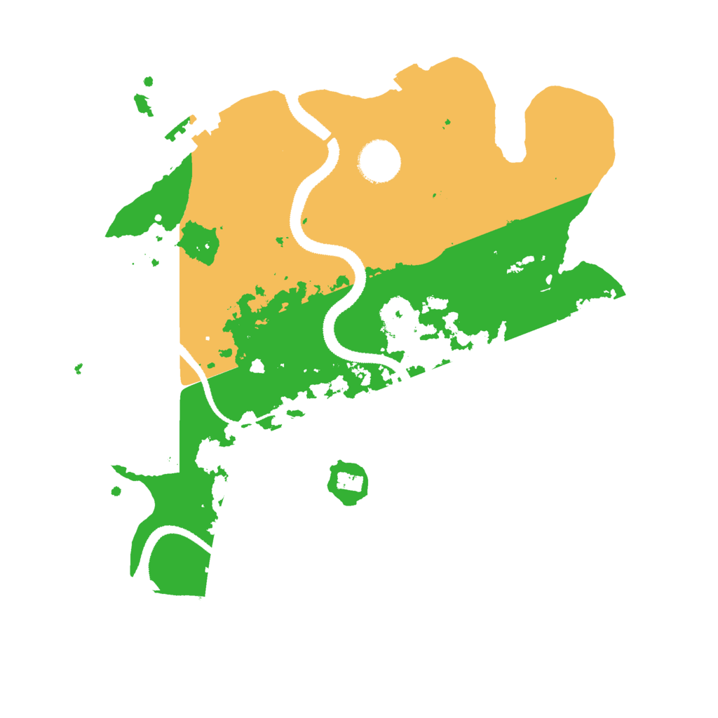 Biome Rust Map: Procedural Map, Size: 3000, Seed: 1189168020