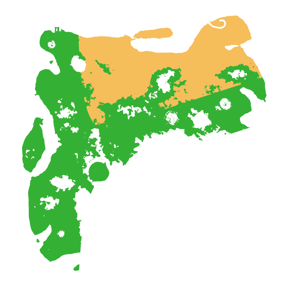 Biome Rust Map: Procedural Map, Size: 4000, Seed: 6222001