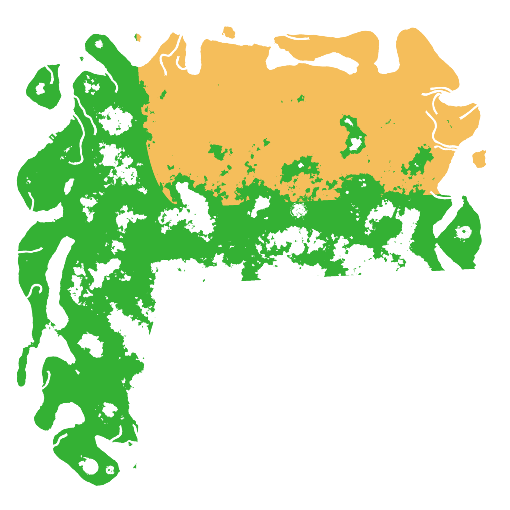 Biome Rust Map: Procedural Map, Size: 6000, Seed: 642561167