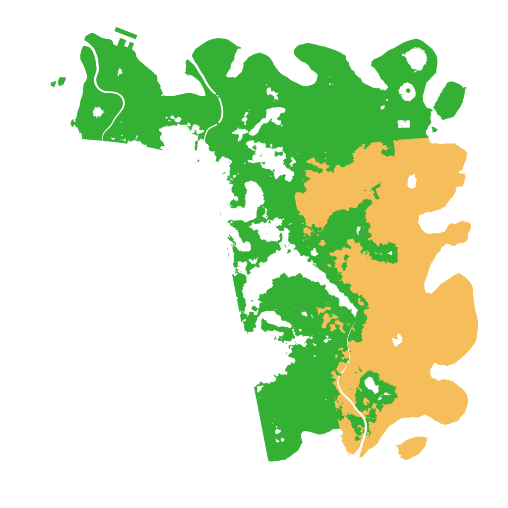 Biome Rust Map: Procedural Map, Size: 4500, Seed: 901667774