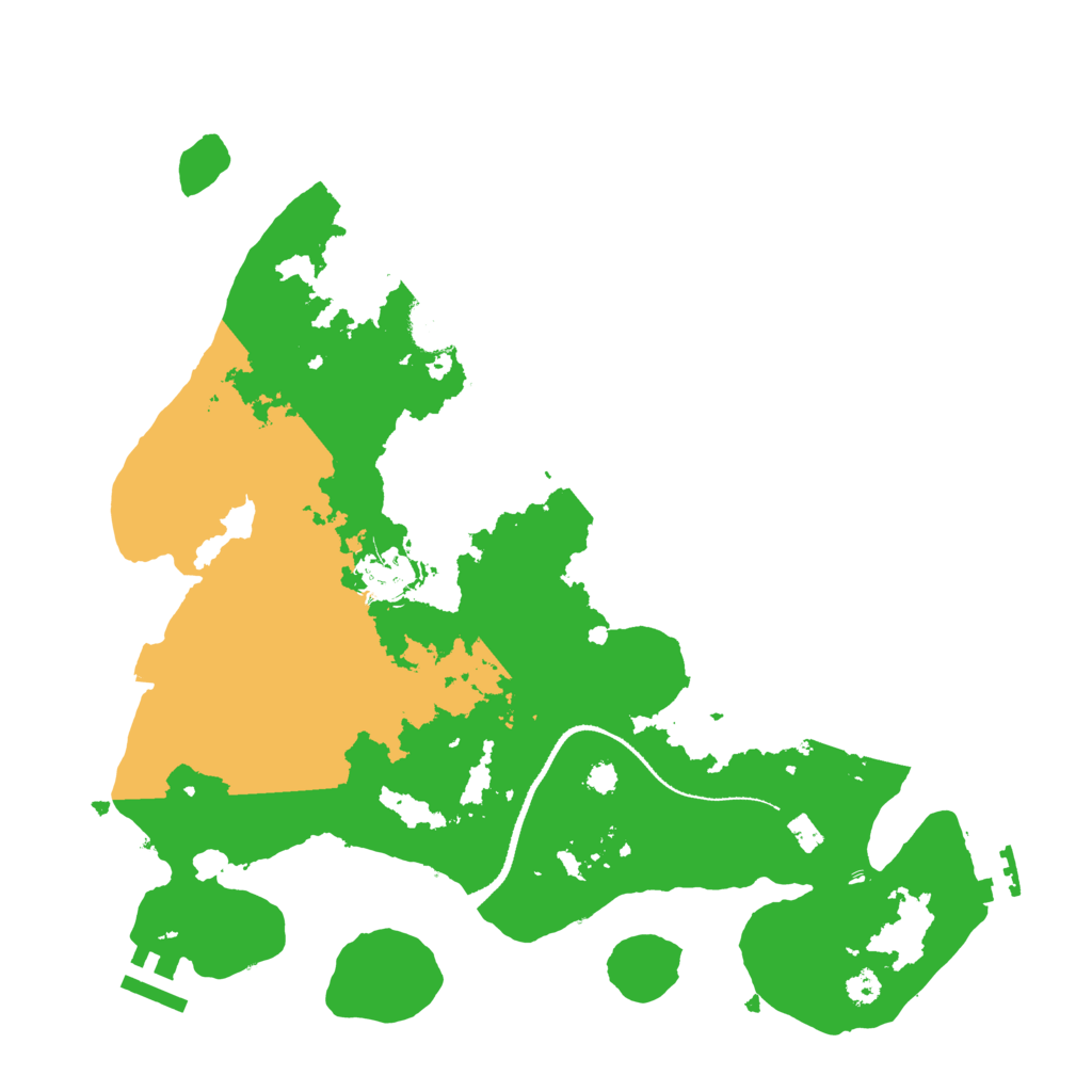 Biome Rust Map: Procedural Map, Size: 3250, Seed: 509010763