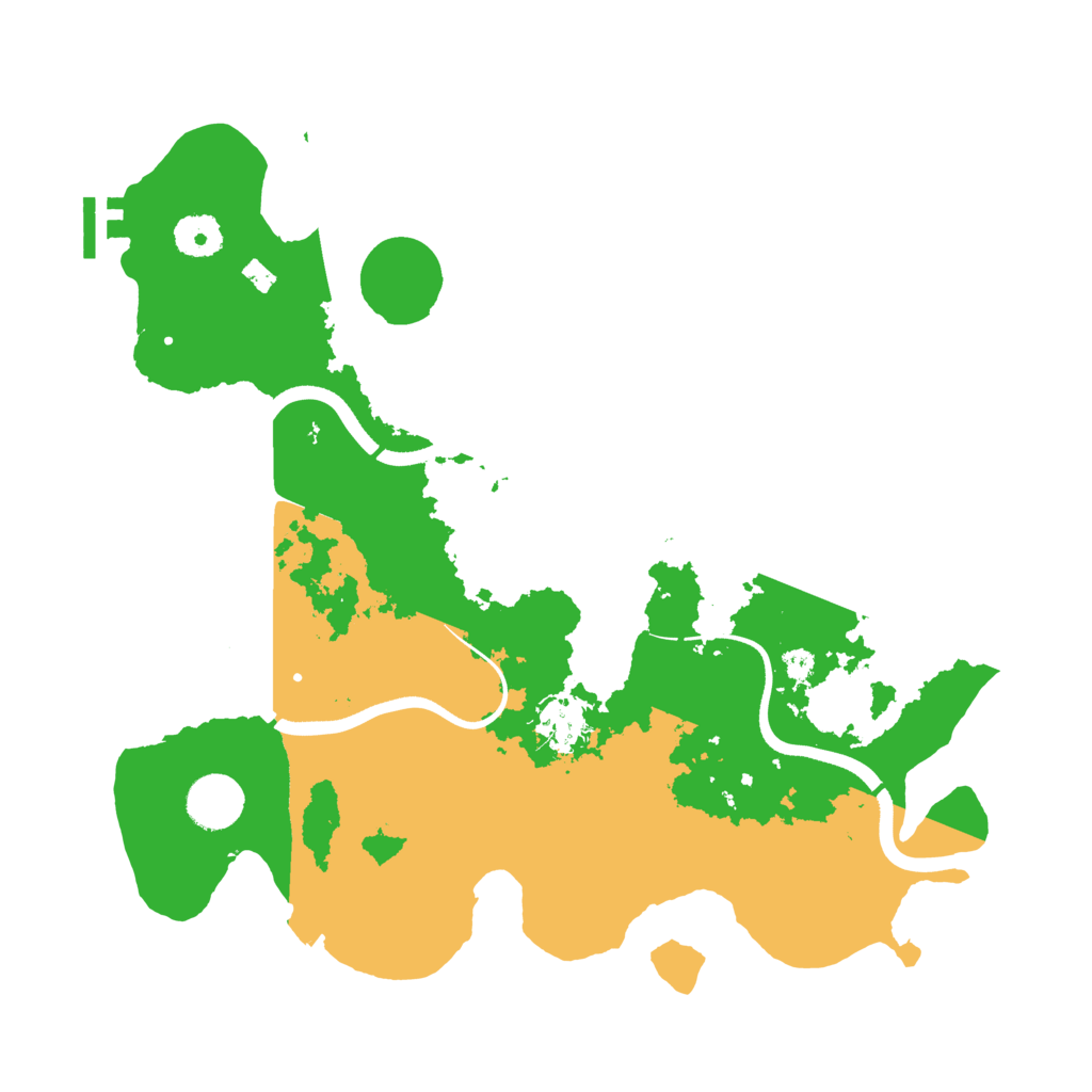 Biome Rust Map: Procedural Map, Size: 3600, Seed: 449973201