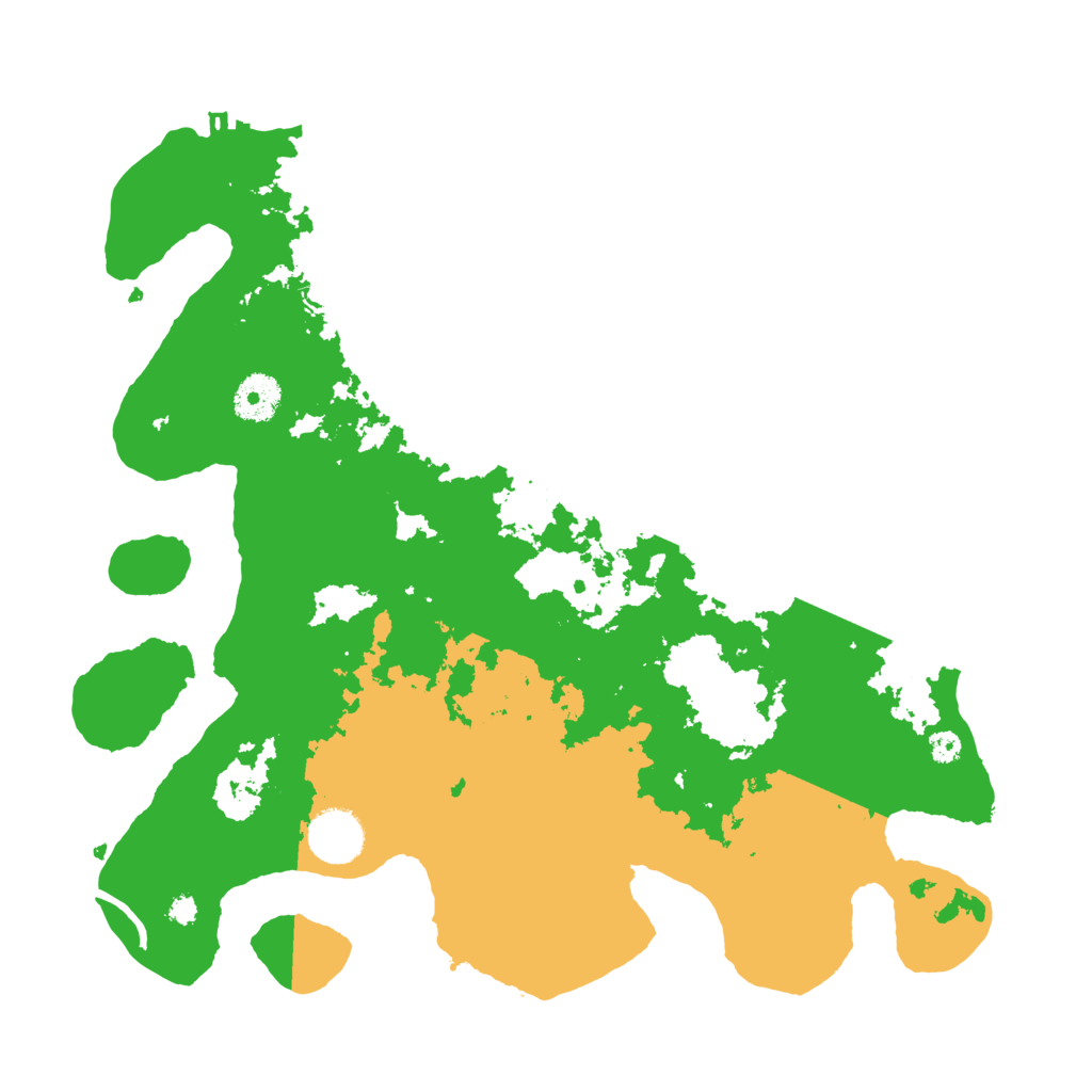 Biome Rust Map: Procedural Map, Size: 3500, Seed: 578811232