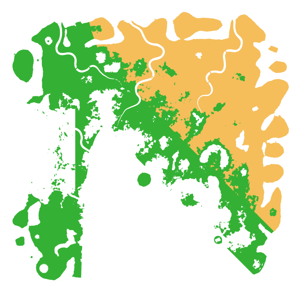 Biome Rust Map: Procedural Map, Size: 6000, Seed: 108017195