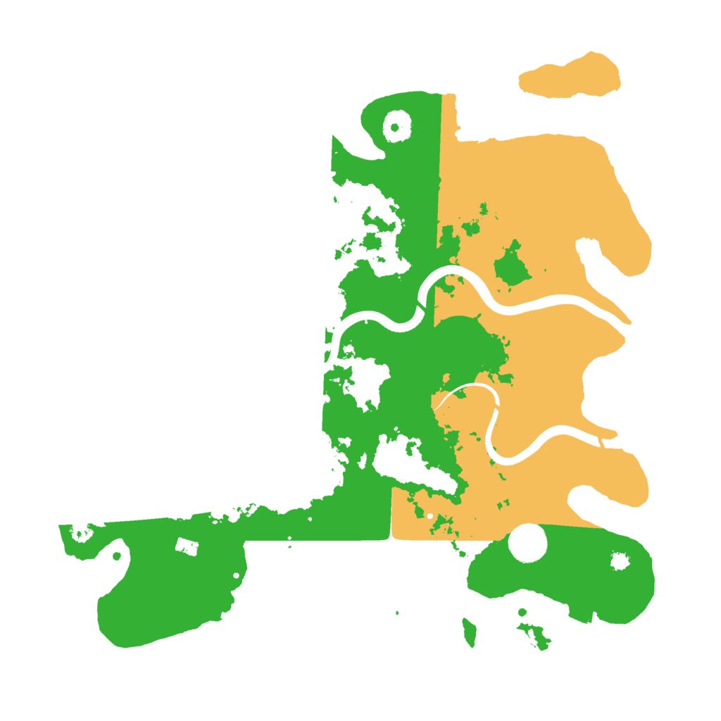 Biome Rust Map: Procedural Map, Size: 3500, Seed: 37123595