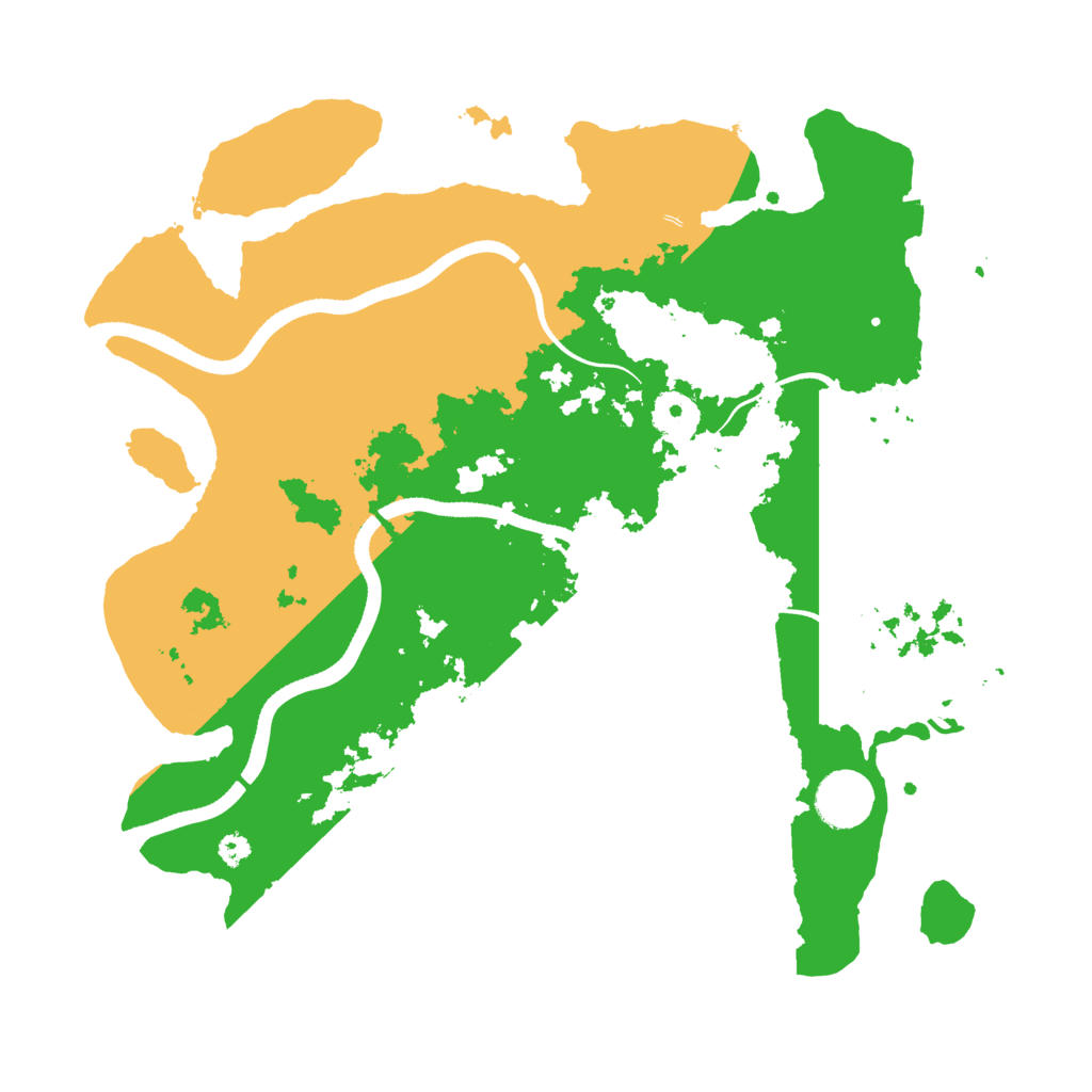 Biome Rust Map: Procedural Map, Size: 3500, Seed: 730787609