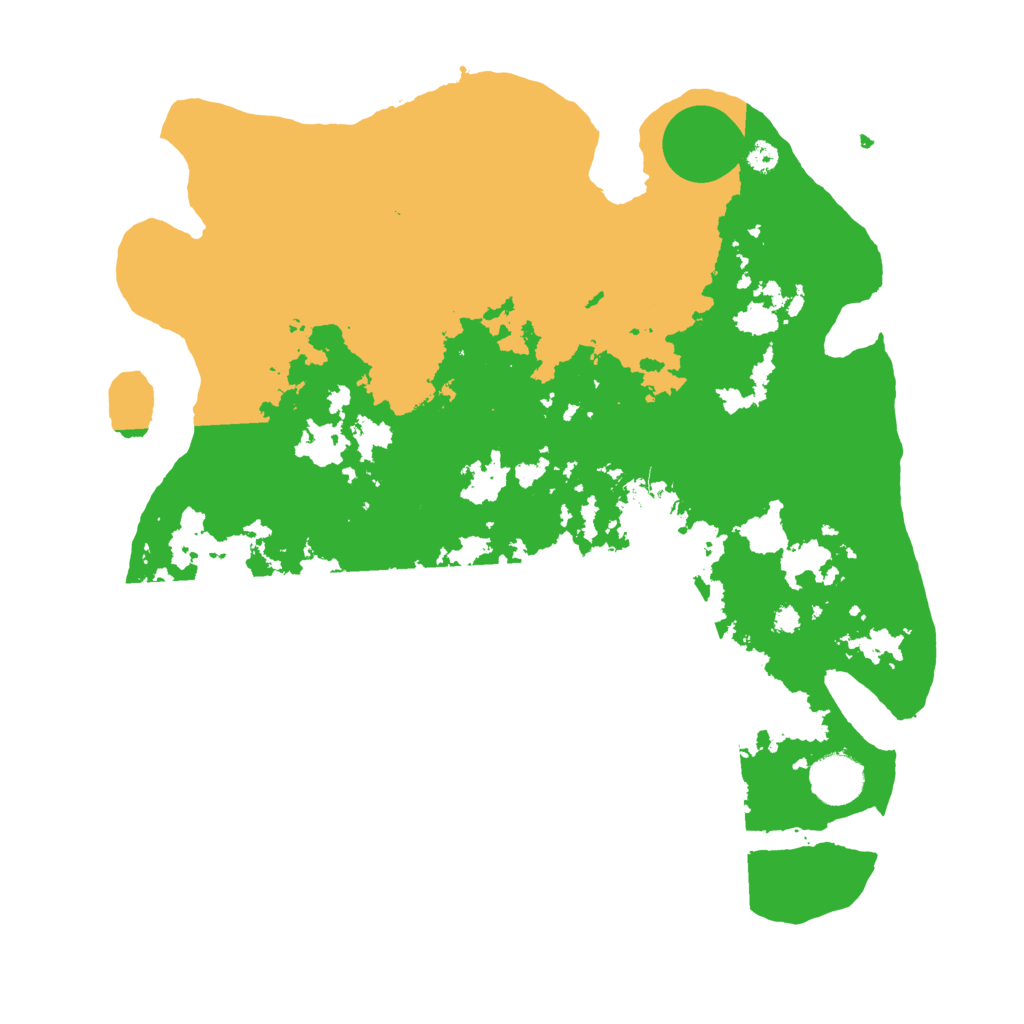Biome Rust Map: Procedural Map, Size: 3500, Seed: 1107043499