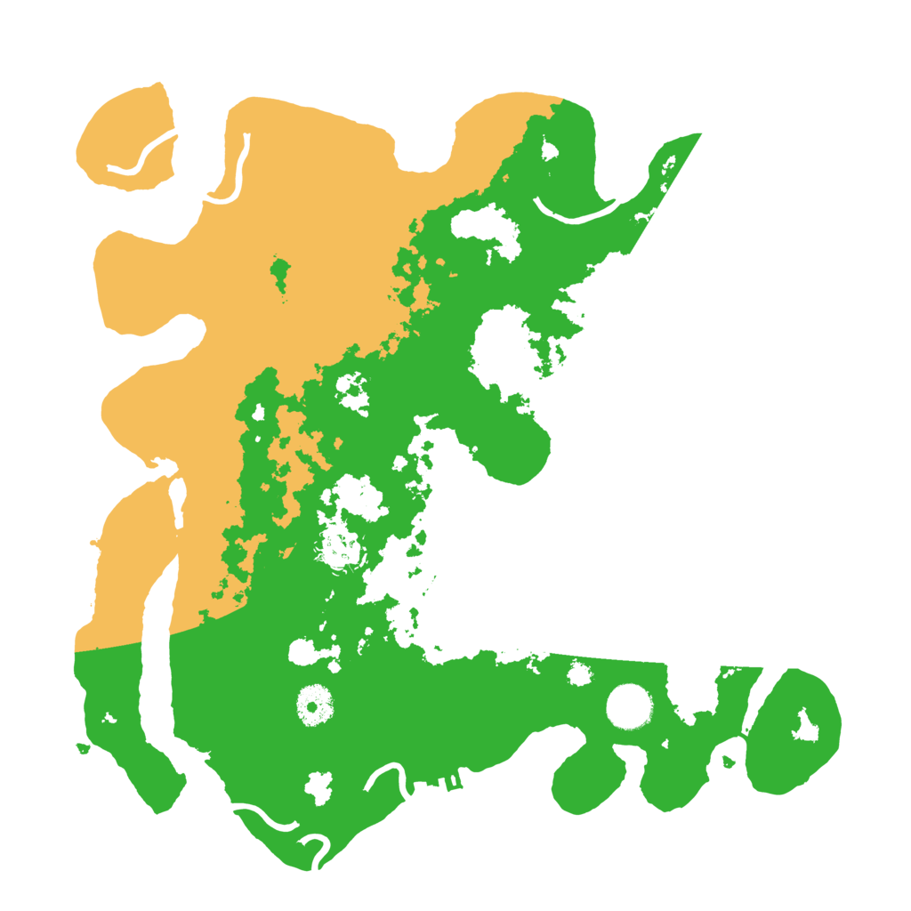 Biome Rust Map: Procedural Map, Size: 3500, Seed: 1254922067
