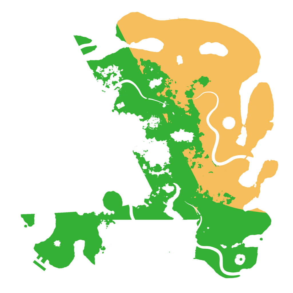 Biome Rust Map: Procedural Map, Size: 4100, Seed: 26124