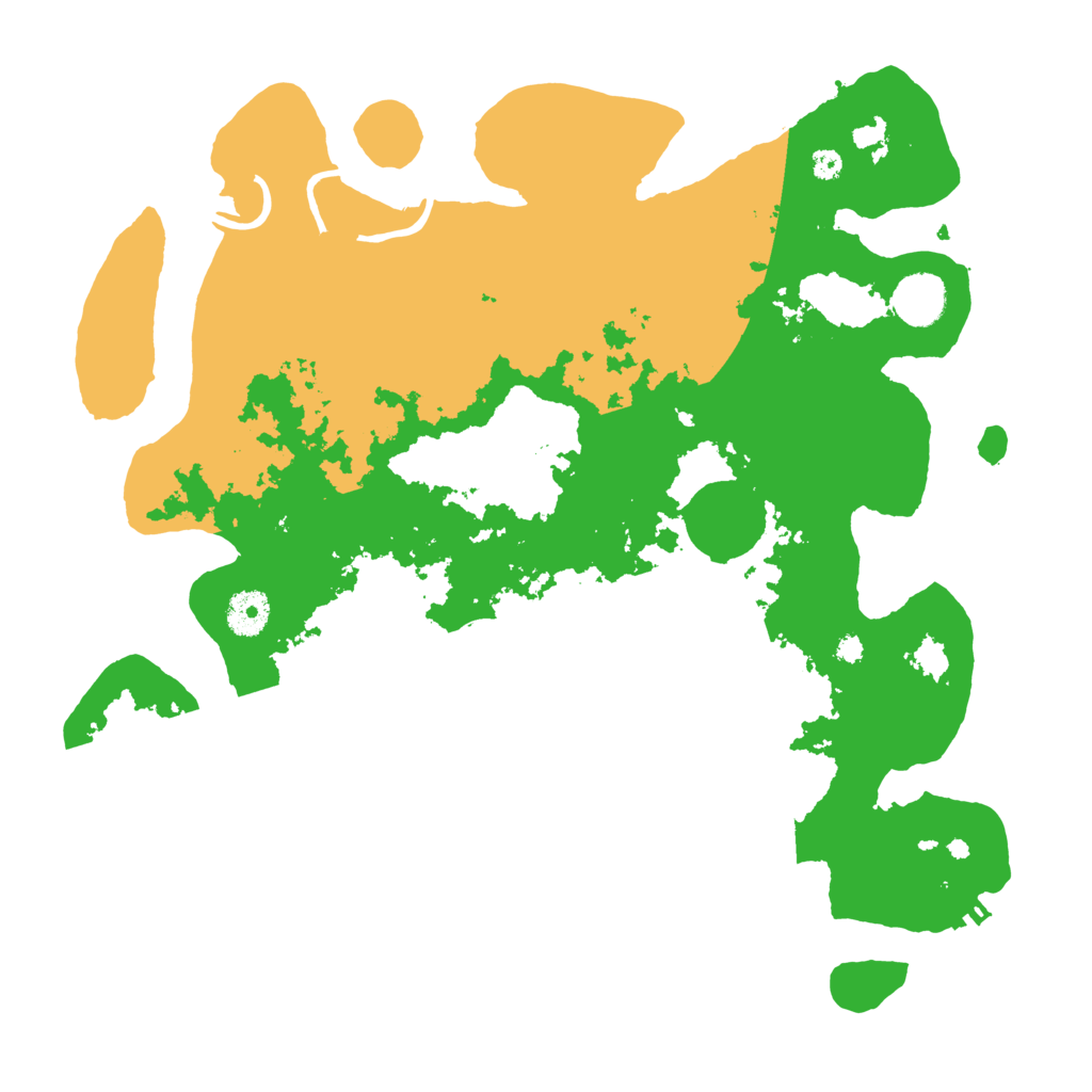 Biome Rust Map: Procedural Map, Size: 3700, Seed: 1638306380