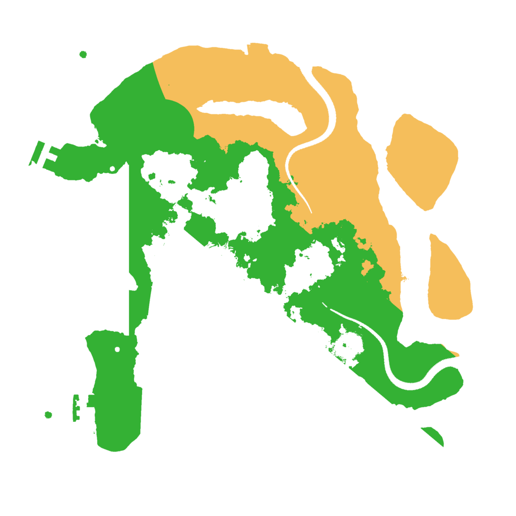 Biome Rust Map: Procedural Map, Size: 2892, Seed: 13844