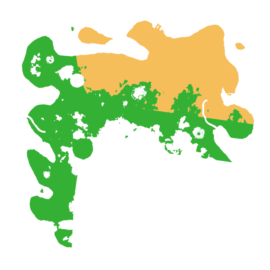 Biome Rust Map: Procedural Map, Size: 3500, Seed: 1264261939