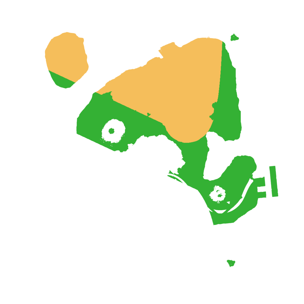 Biome Rust Map: Procedural Map, Size: 2000, Seed: 222