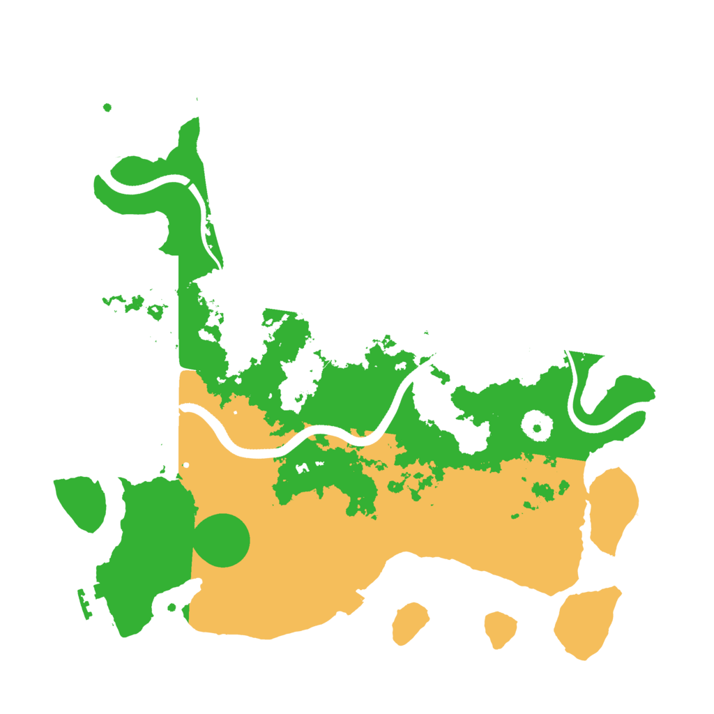 Biome Rust Map: Procedural Map, Size: 3500, Seed: 8690