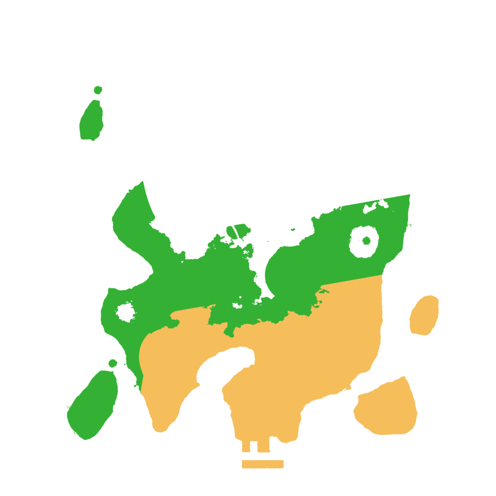 Biome Rust Map: Procedural Map, Size: 2400, Seed: 1571647205