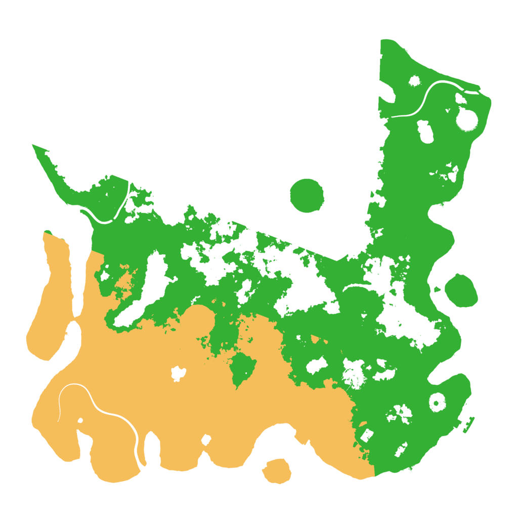 Biome Rust Map: Procedural Map, Size: 4300, Seed: 48451