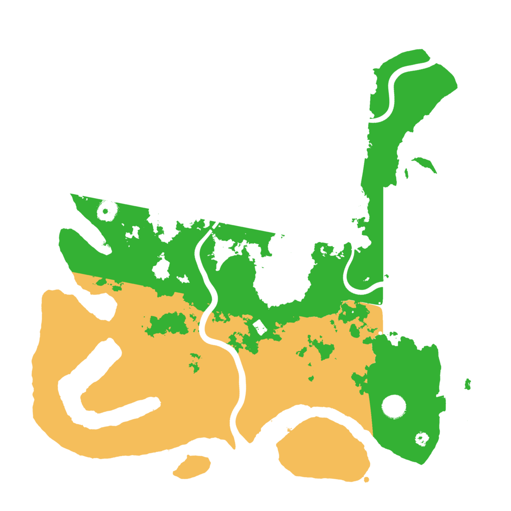 Biome Rust Map: Procedural Map, Size: 3800, Seed: 150