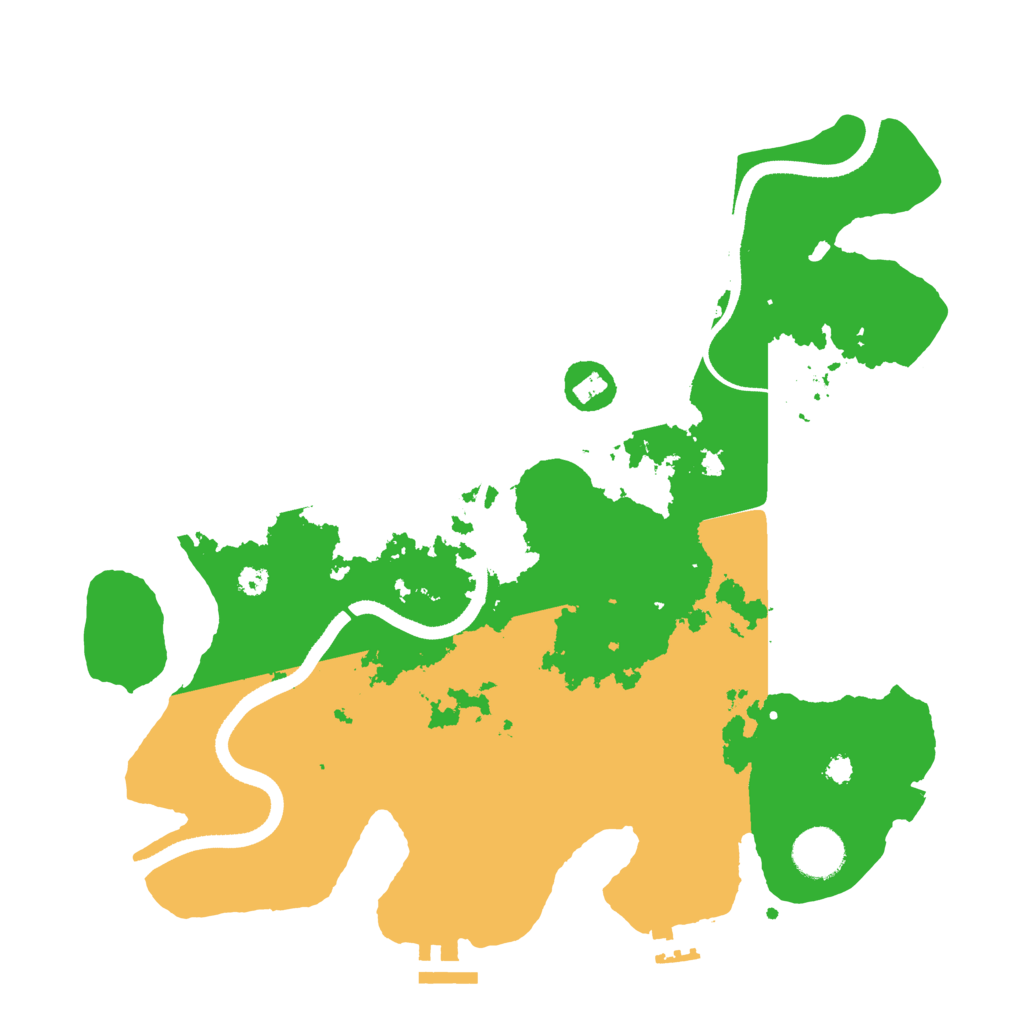 Biome Rust Map: Procedural Map, Size: 3500, Seed: 1404991496
