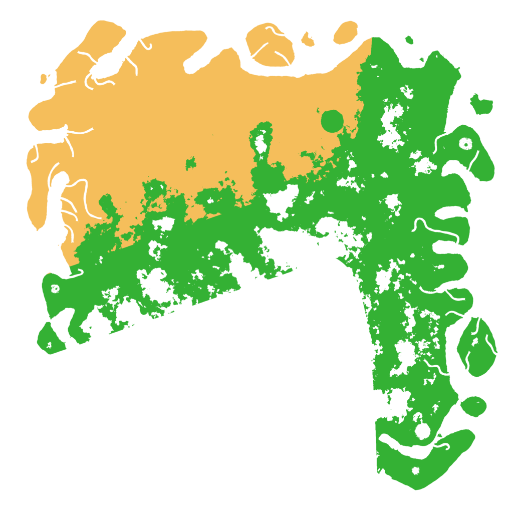 Biome Rust Map: Procedural Map, Size: 6000, Seed: 60001