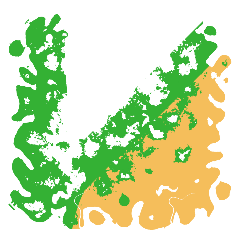 Biome Rust Map: Procedural Map, Size: 6000, Seed: 6002