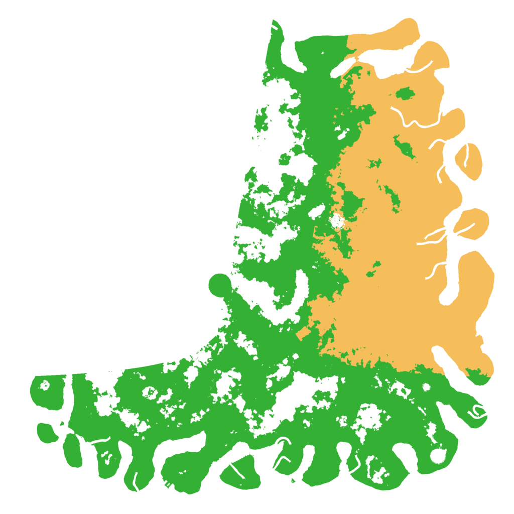 Biome Rust Map: Procedural Map, Size: 6000, Seed: 1327430896