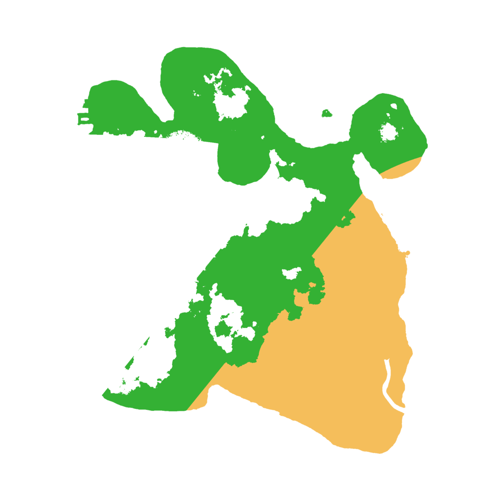 Biome Rust Map: Procedural Map, Size: 2600, Seed: 96