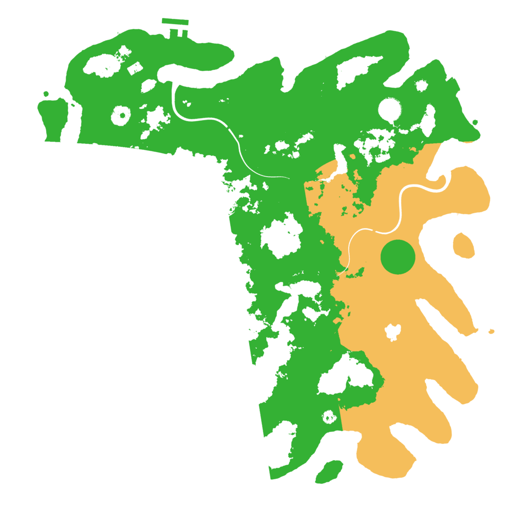 Biome Rust Map: Procedural Map, Size: 4000, Seed: 72894039