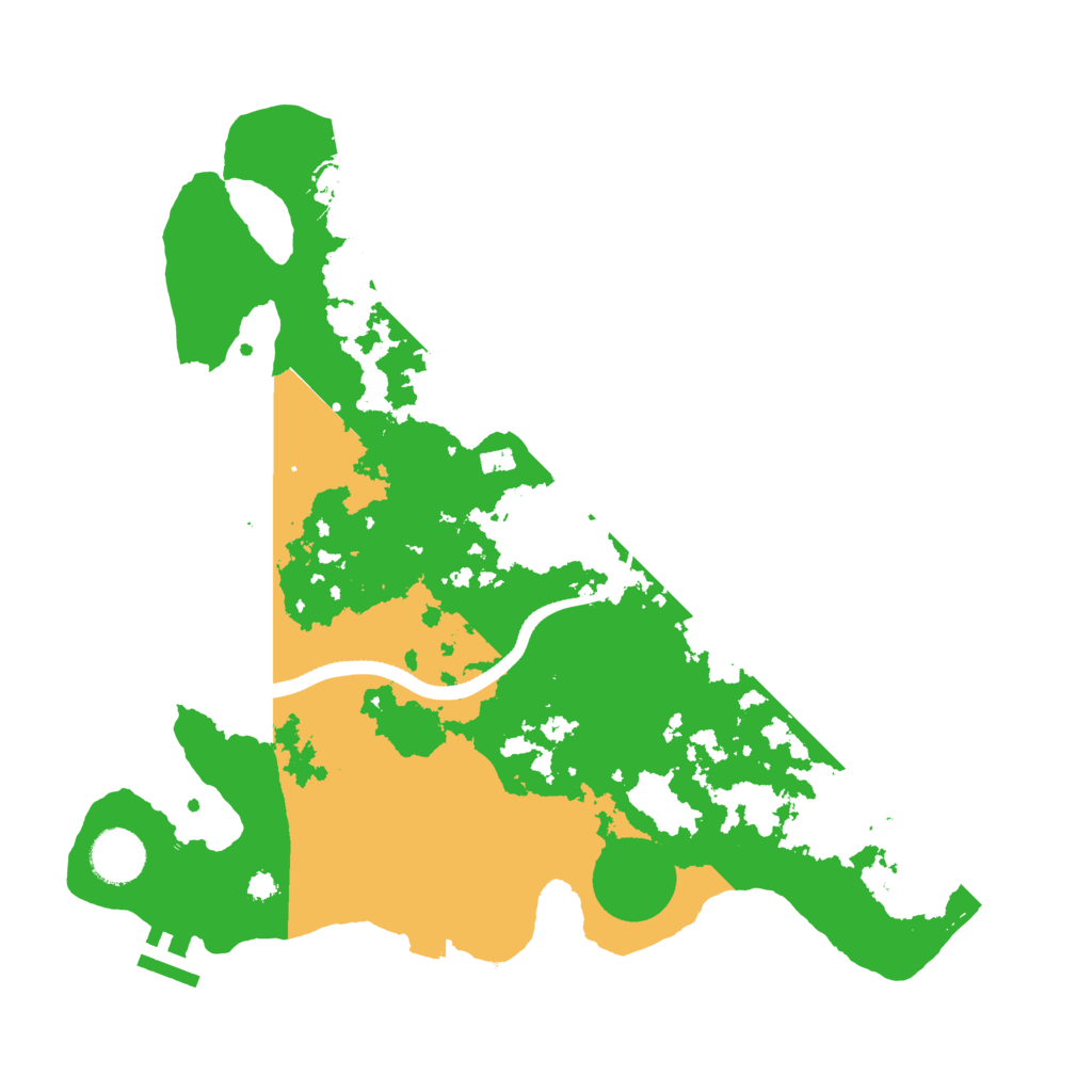 Biome Rust Map: Procedural Map, Size: 3500, Seed: 1515135520