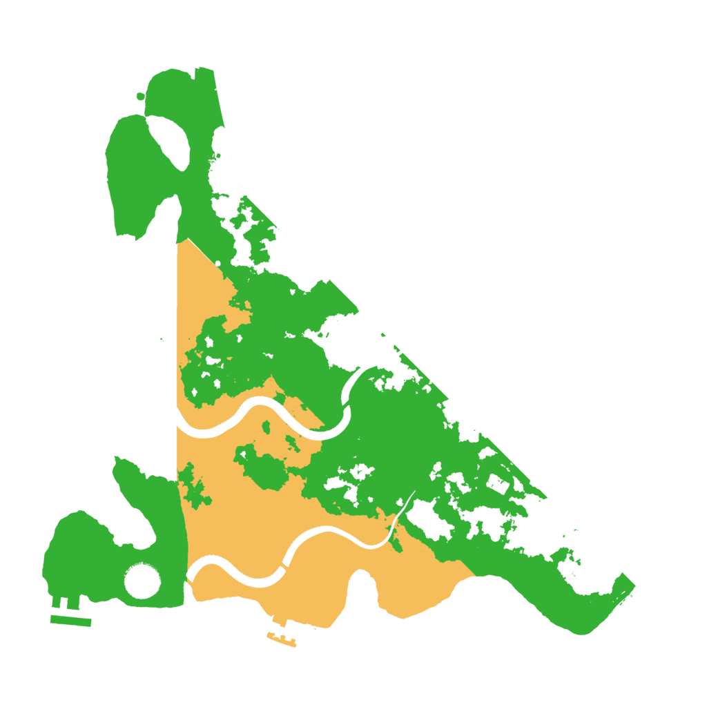 Biome Rust Map: Procedural Map, Size: 3500, Seed: 1515135520