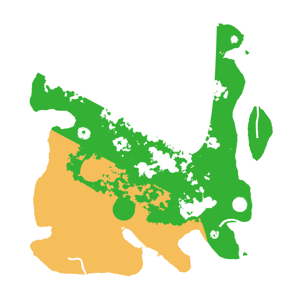 Biome Rust Map: Procedural Map, Size: 3500, Seed: 10578