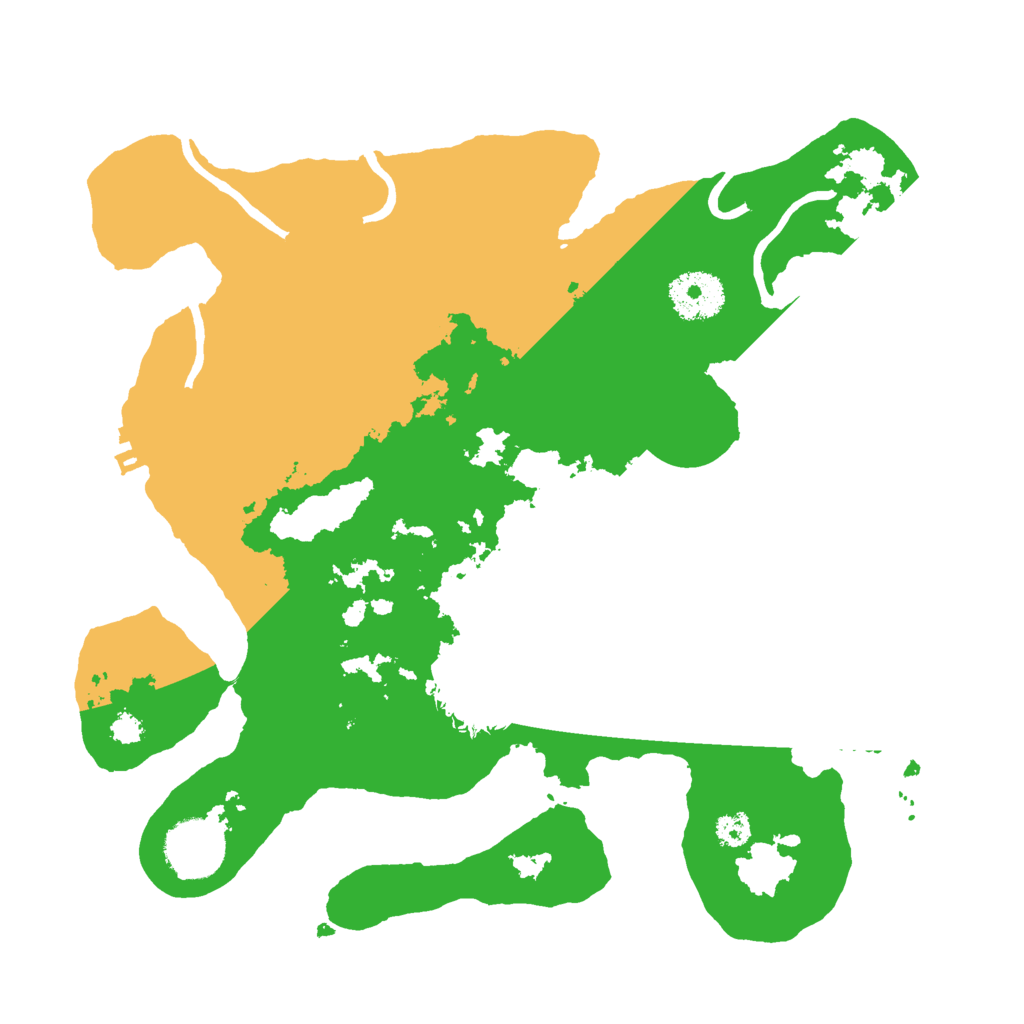 Biome Rust Map: Procedural Map, Size: 3000, Seed: 1111982998