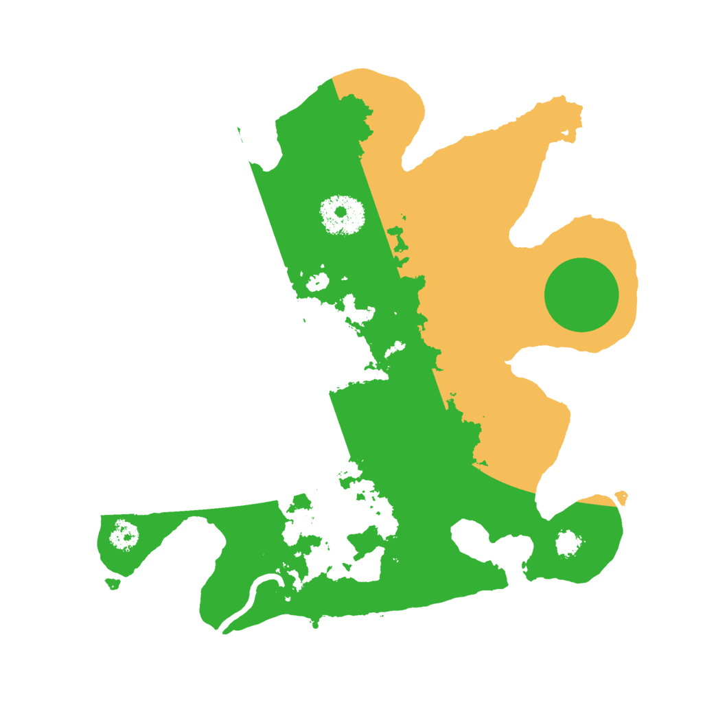 Biome Rust Map: Procedural Map, Size: 2500, Seed: 546947319