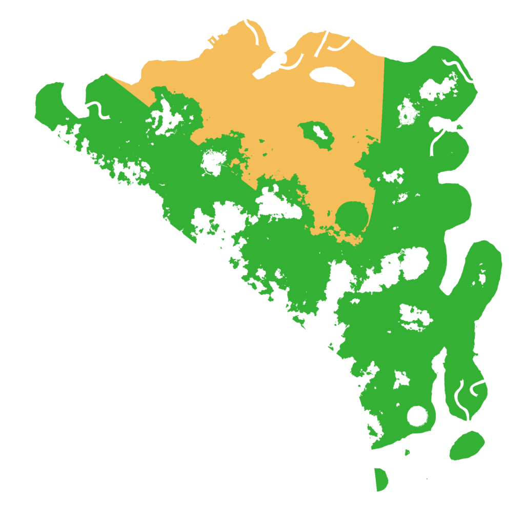 Biome Rust Map: Procedural Map, Size: 4500, Seed: 653782