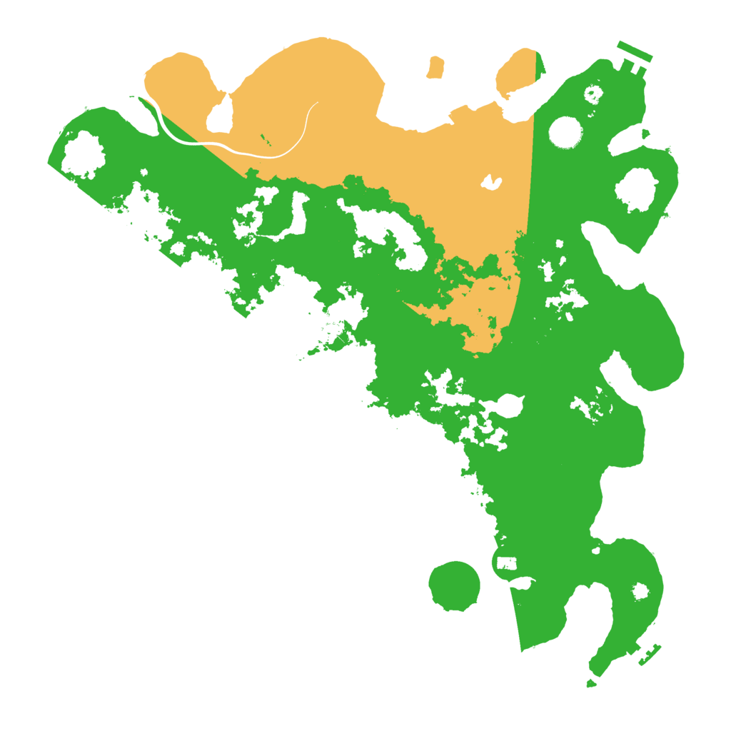 Biome Rust Map: Procedural Map, Size: 4000, Seed: 986372
