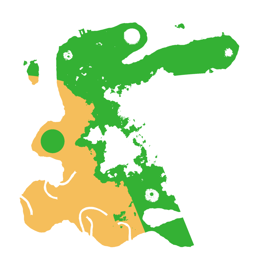 Biome Rust Map: Procedural Map, Size: 3000, Seed: 2442248