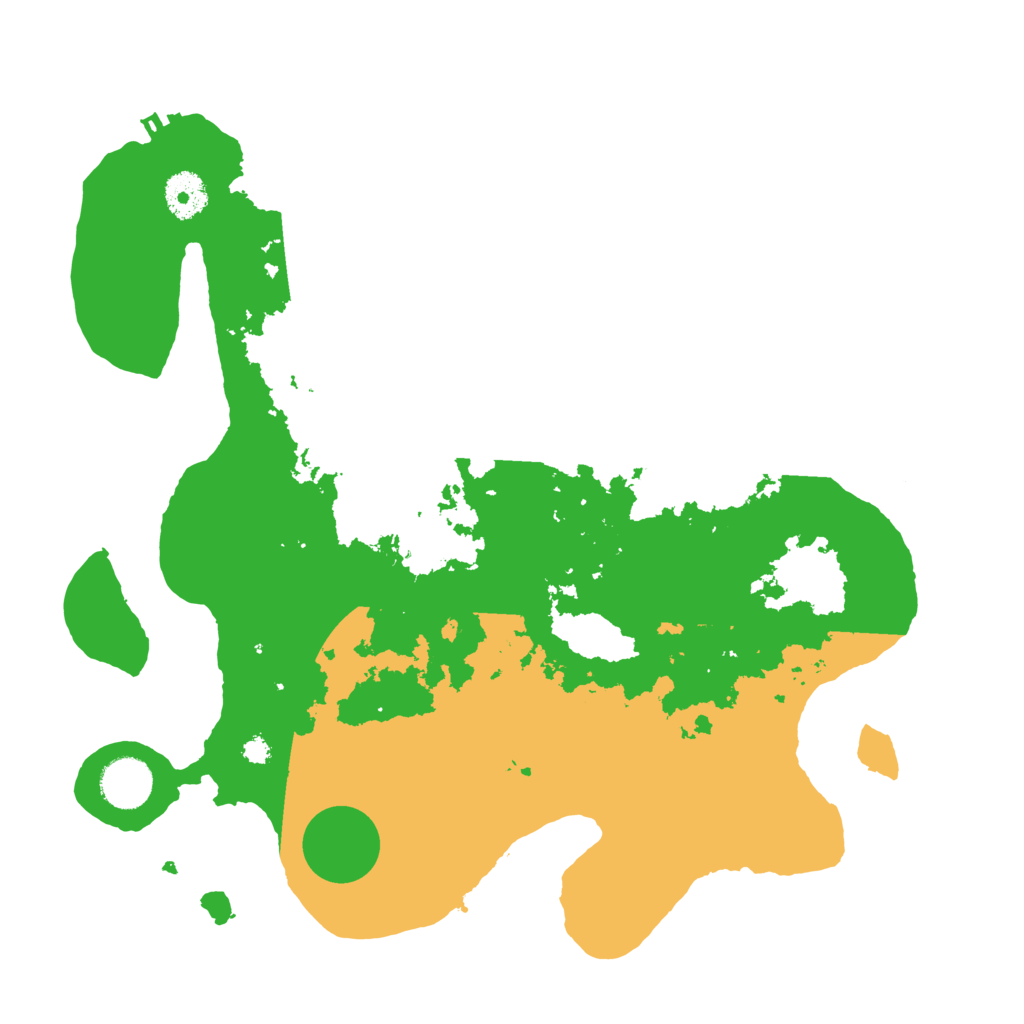 Biome Rust Map: Procedural Map, Size: 3500, Seed: 718828225