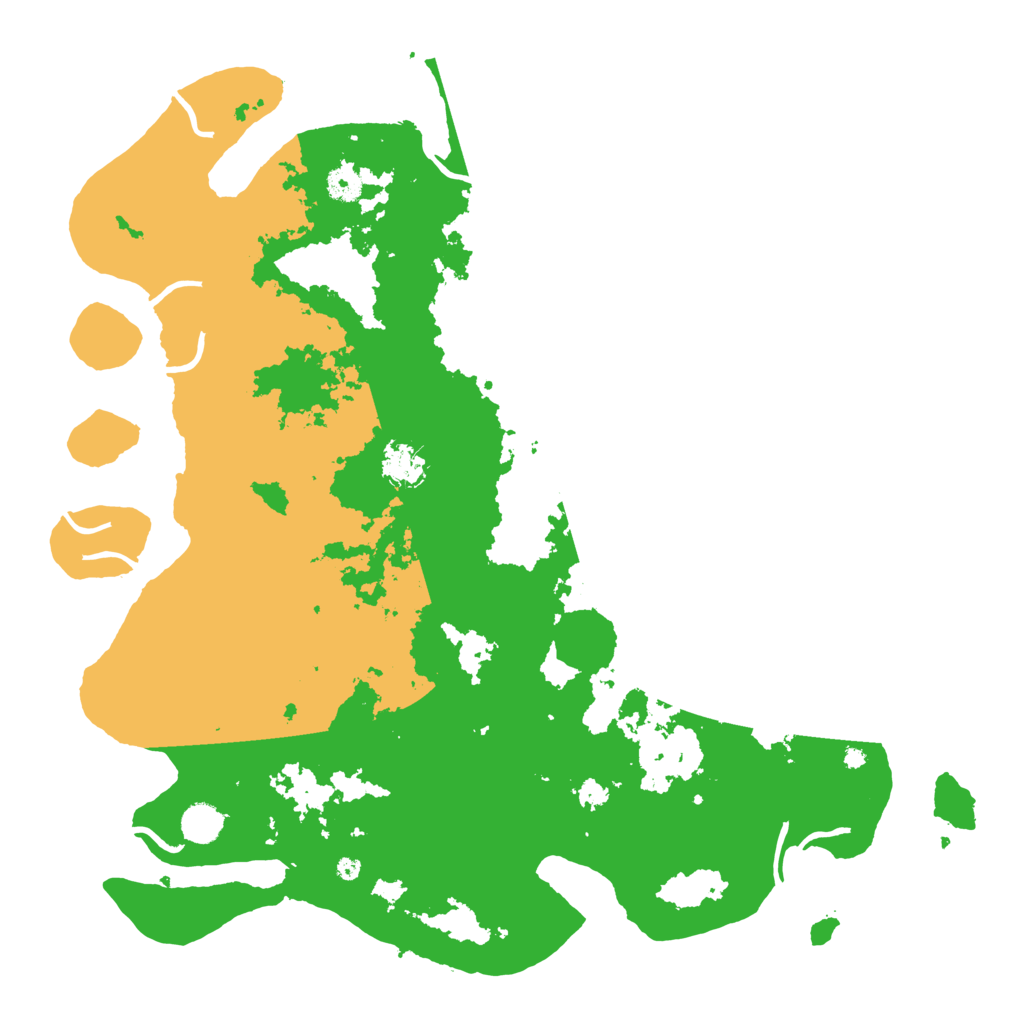 Biome Rust Map: Procedural Map, Size: 4500, Seed: 90031080