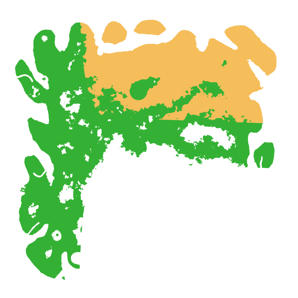 Biome Rust Map: Procedural Map, Size: 4500, Seed: 612353