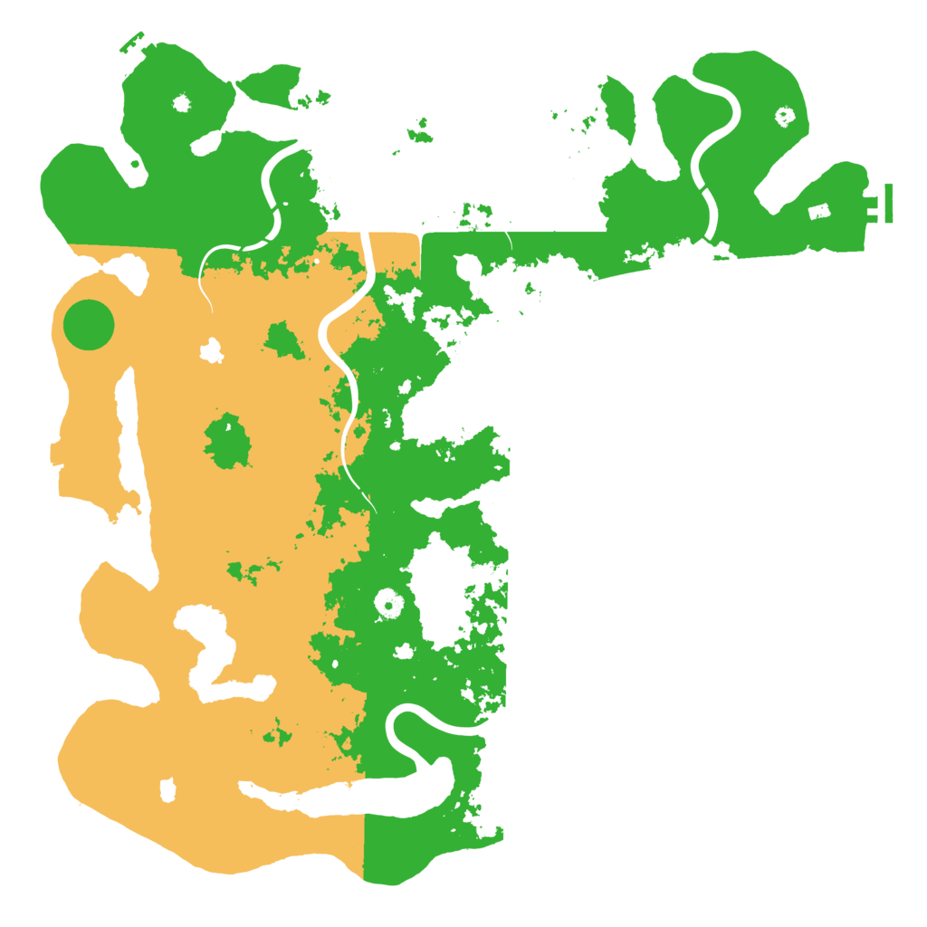 Biome Rust Map: Procedural Map, Size: 4800, Seed: 831249174
