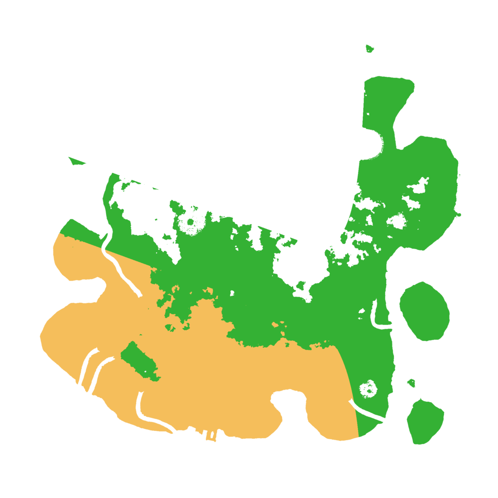 Biome Rust Map: Procedural Map, Size: 3000, Seed: 2442260