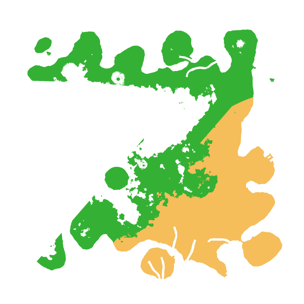 Biome Rust Map: Procedural Map, Size: 3500, Seed: 500000000