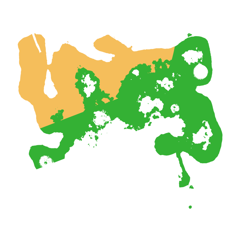 Biome Rust Map: Procedural Map, Size: 3000, Seed: 104843