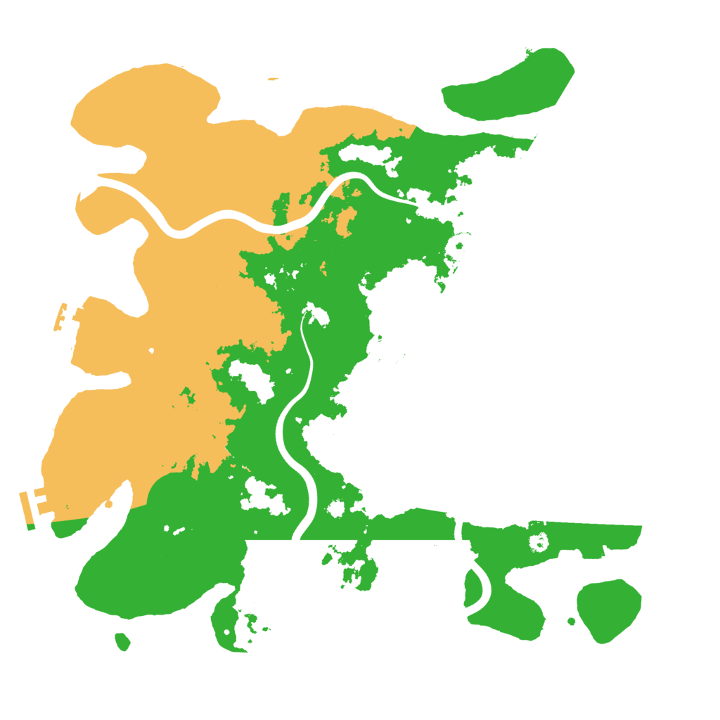Biome Rust Map: Procedural Map, Size: 3750, Seed: 90718340