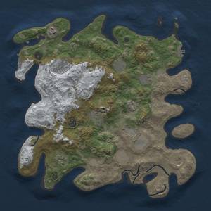 Thumbnail Rust Map: Procedural Map, Size: 3850, Seed: 962542608, 20 Monuments